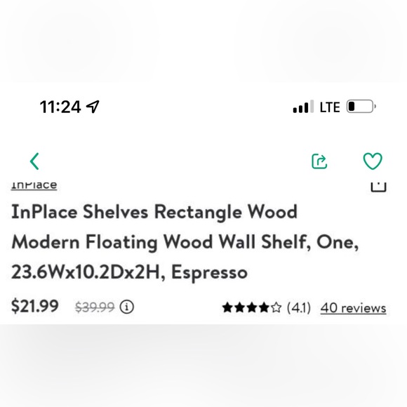 Floating shelves - Picture 2 of 2